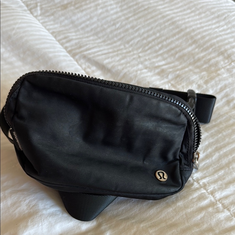 Lululemon Athletica Black Sleek Crossbody Bag